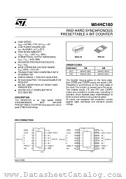 M54HC160K1 datasheet pdf ST Microelectronics