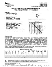 TLV2623IDR datasheet pdf Texas Instruments