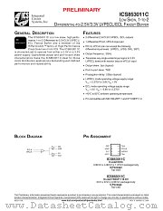 ICS853011C datasheet pdf Texas Instruments