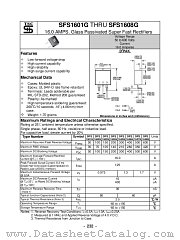 SFS1603G datasheet pdf Taiwan Semiconductor