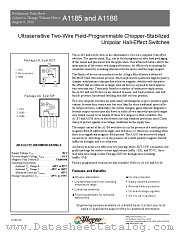 A1186ELHLT datasheet pdf Allegro MicroSystems