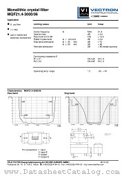MQF21.4-3000/06 datasheet pdf Vectron