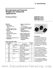 HDSP-0860 datasheet pdf Agilent (Hewlett-Packard)
