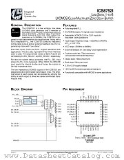 ICS8752I datasheet pdf Texas Instruments