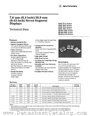 HDSP-4603-IJ000 datasheet pdf Agilent (Hewlett-Packard)