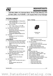 M36W0R7050T0ZAQT datasheet pdf ST Microelectronics