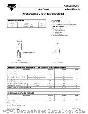 SUP90N06-05L datasheet pdf Vishay