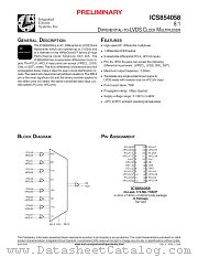 ICS854058 datasheet pdf Texas Instruments
