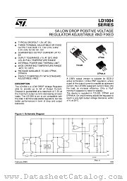 LD1084D2T25R datasheet pdf ST Microelectronics