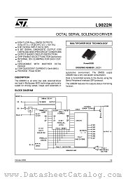 L9822N013TR datasheet pdf ST Microelectronics