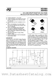 KD1084AXX33 datasheet pdf ST Microelectronics