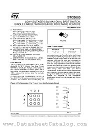STG3685 datasheet pdf ST Microelectronics