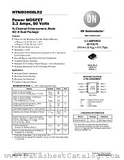 NTMD3N08LR2 datasheet pdf ON Semiconductor