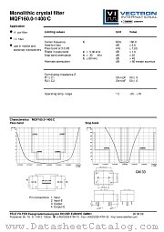 MQF160.0-1400/C datasheet pdf Vectron