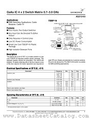 AS212-93 datasheet pdf Skyworks Solutions