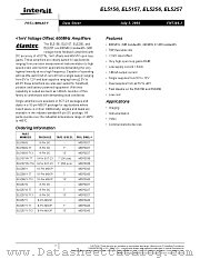 EL5256 datasheet pdf Intersil