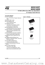 M29W160DB90N1 datasheet pdf ST Microelectronics