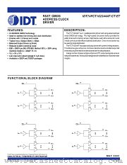 IDT74FCT162344ATPV datasheet pdf IDT