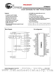 CY28442ZXC-2 datasheet pdf Cypress