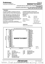 M6MGT331S8BKT datasheet pdf Renesas