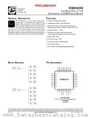 ICS854210 datasheet pdf Texas Instruments