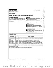 74ABT573CSC datasheet pdf Fairchild Semiconductor