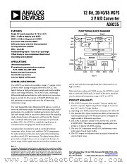 AD9235-20PCB datasheet pdf Analog Devices