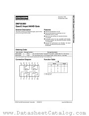 DM74AS00N datasheet pdf Fairchild Semiconductor