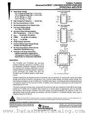 TLC2654MJB datasheet pdf Texas Instruments