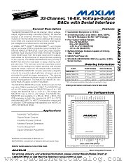 MAX5734 datasheet pdf MAXIM - Dallas Semiconductor