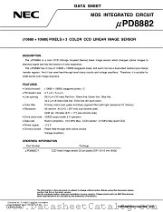 UPD8882 datasheet pdf NEC