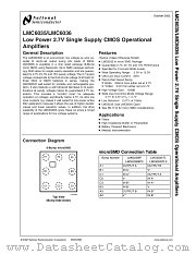 LMC6035IBPX datasheet pdf National Semiconductor