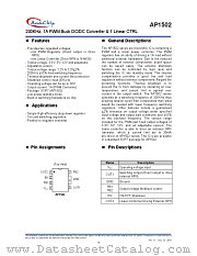AP1502 datasheet pdf Anachip