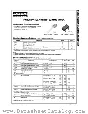 PN100A_D75Z datasheet pdf Fairchild Semiconductor