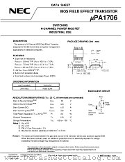 UPA1706TP-E1 datasheet pdf NEC