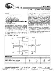 CYM8301BV33-12BGI datasheet pdf Cypress