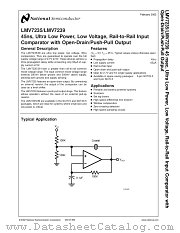 LMV7235M5X datasheet pdf National Semiconductor
