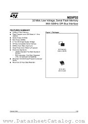 M25P32-VMF6TG datasheet pdf ST Microelectronics