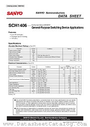 SCH1406 datasheet pdf SANYO