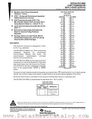 SN74ALVCH16863DL datasheet pdf Texas Instruments