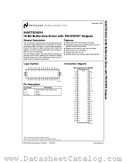 5962R9561901VXA(54ACTQ16244WRQV) datasheet pdf National Semiconductor