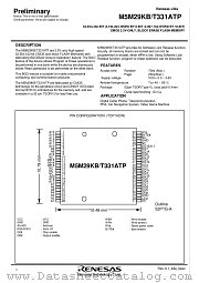 M5M29KB331ATP datasheet pdf Renesas