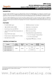 HYM71V16735HCLT8-K datasheet pdf Hynix Semiconductor