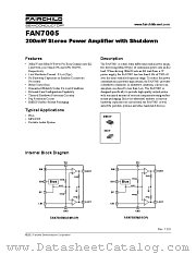 FAN7005 datasheet pdf Fairchild Semiconductor