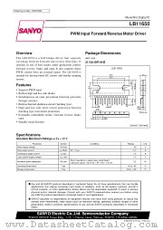 LB11650 datasheet pdf SANYO