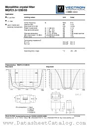 MQF21.0-1200/03 datasheet pdf Vectron