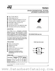 TS7221AILT datasheet pdf ST Microelectronics