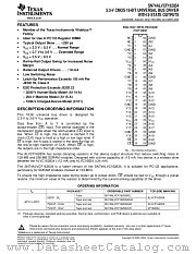 SN74ALVCF162834GR datasheet pdf Texas Instruments