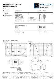 MQF70.0-0600/04 datasheet pdf Vectron