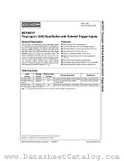 NC7WZ17P6X_NL datasheet pdf Fairchild Semiconductor
